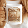 Forest Coffee Mug, Autumn Coffee Cup with Fox and Squirrel Sharing Cocoa 3