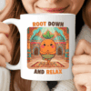 Root Down and Relax Mug, Cute Kawaii Yoga Carrot Cup for Cozy Moments