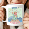 Sweet Freedom Mug, Kawaii Statue of Liberty Coffee Cup