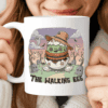 The Walking Egg Mug, Funny Halloween Coffee Cup with Cute Zombie Egg