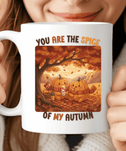 You Are The Spice Of My Autumn Mug, Cozy Fall Coffee Cup