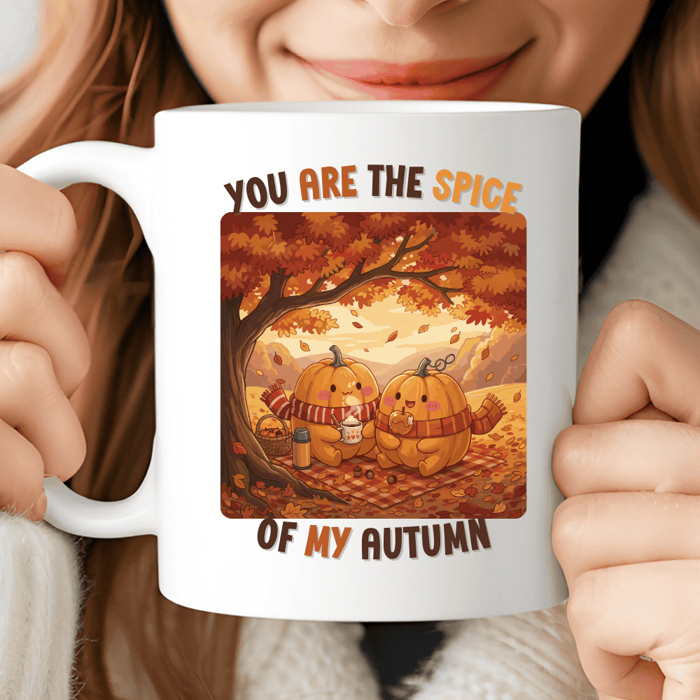 You Are The Spice Of My Autumn Mug, Cozy Fall Coffee Cup