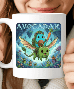 Avocadar Mug – Cute Avatar Parody Mug for Movie Lovers