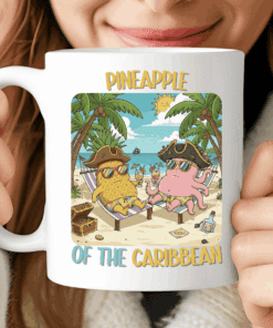 Pineapple of the Caribbean Mug – Funny Pirate Pineapple Parody