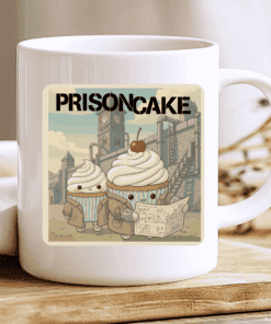 Prison Cake Mug – Cute Prison Break Parody Cupcake Design 2
