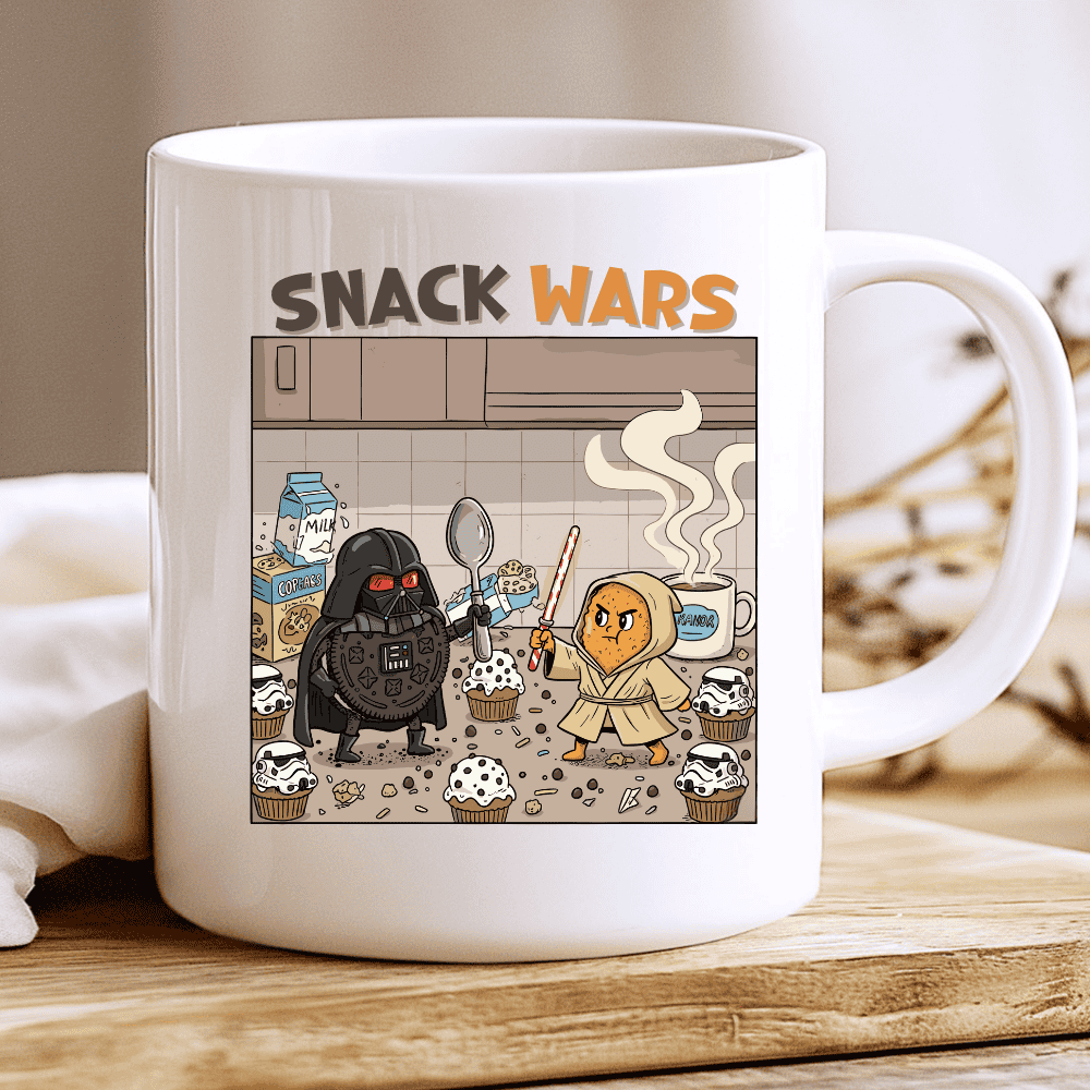 Snack Wars Funny Mug for Movie Lovers, Cute Gift for Star Fans 2