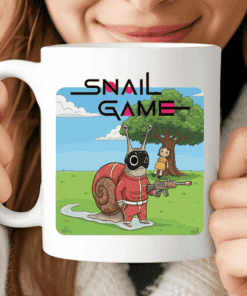 Snail Game Mug – Funny Squid Game Parody Mug for Series Fans