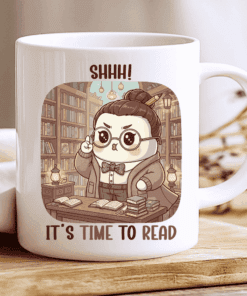 It’s Time to Read Mug, Cute Librarian Gift 2