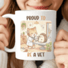 Proud to Be a Vet, Cute Veterinarian Gift Mug