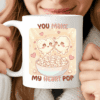 You Make My Heart Pop Mug – Cute Kawaii Popcorn Love Mug
