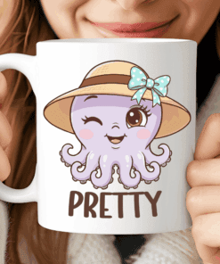 Pretty Octopus Mug, Cute Octopus Mug For Beautiful Mornings