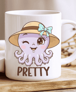 Pretty Octopus Mug, Cute Octopus Mug For Beautiful Mornings 2