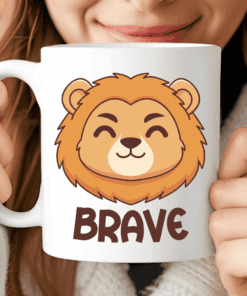 Brave Lion Mug, The King Of The Morning Roar