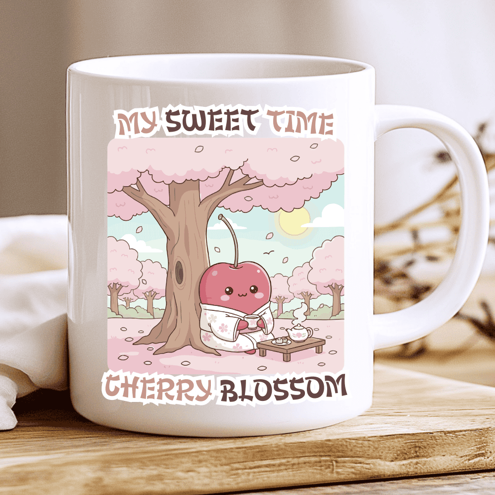 Cherry Blossom Mug, My Sweet Time (A Spring Lover) 2