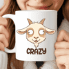 Crazy Goat Mug, A Coffee Cup for Wild Mornings
