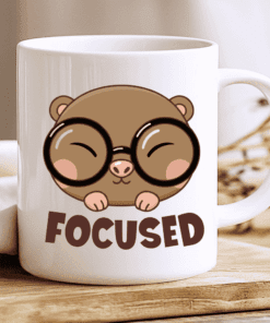 Alternative view of Focused Mole Mug, The Coffee Cup for Deep Work Mode