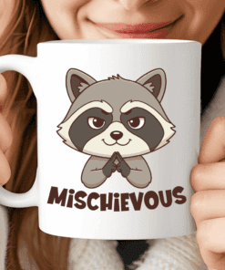 Mischievous Raccoon Mug, I Definitely Didn't Do It (But I Did)