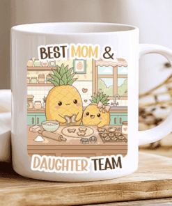 Alternative view of Mother’s Day Pineapple Mug, Best Mom & Daughter Team