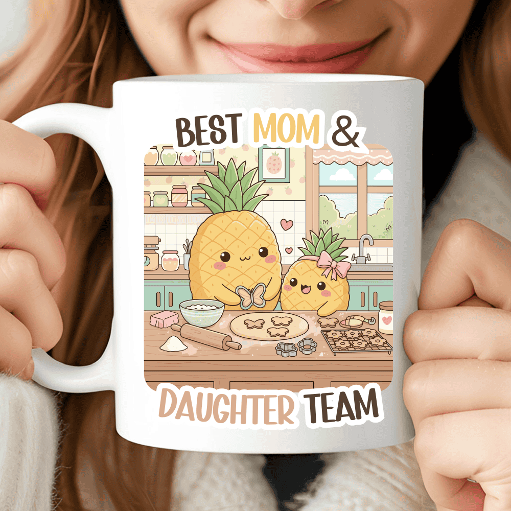 Mother’s Day Pineapple Mug - Best Mom & Daughter Team