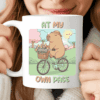 Spring Capybara Mug - At My Own Pace (Officially Moving Slow)