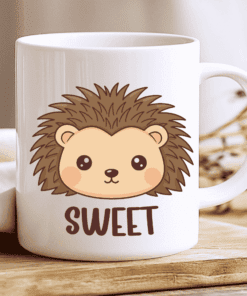 Sweet Hedgehog Mug, The Coffee Cup for People as Sweet as Honey 2