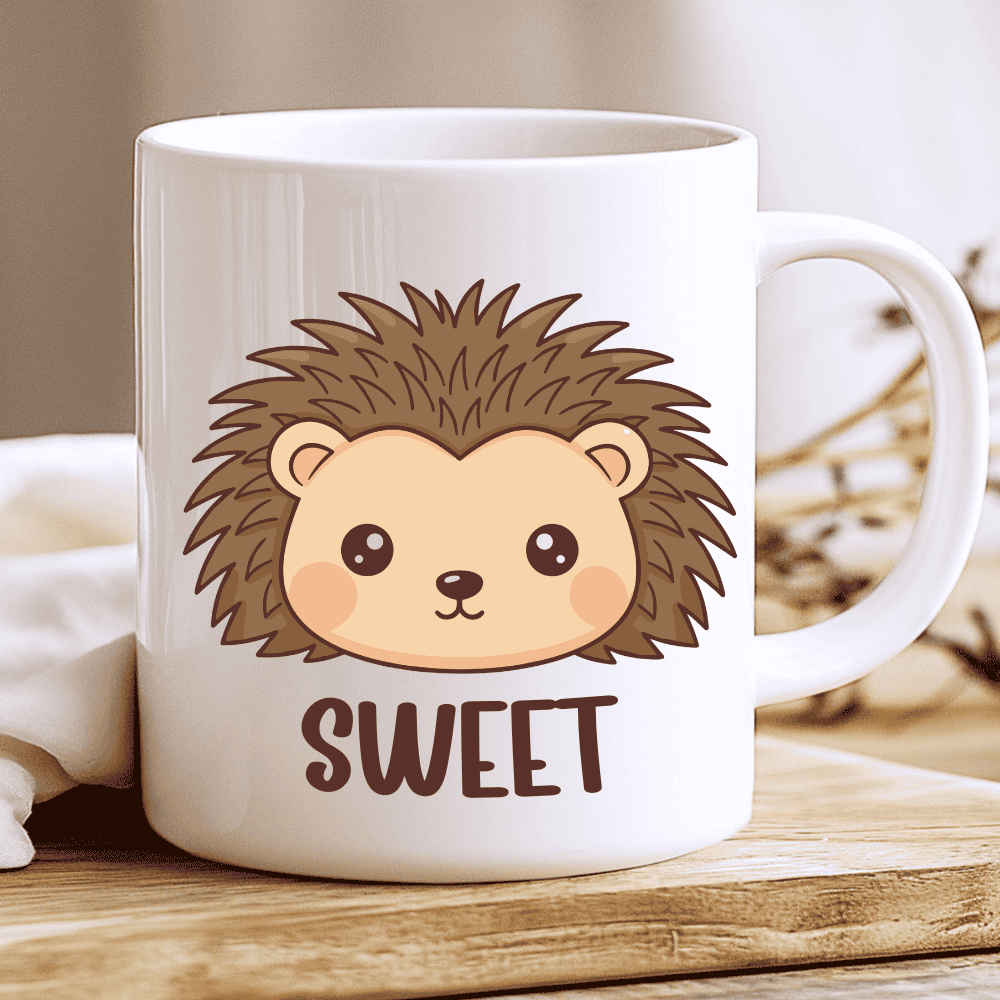 Sweet Hedgehog Mug, The Coffee Cup for People as Sweet as Honey 2