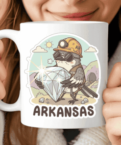 Arkansas Mug - The Diamond Digger (Too Bright for the Average Joe)