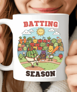 Baseball Veggie Mug - Batting Season (Game Day Ready)