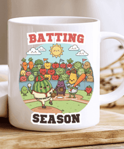 Alternative view of Baseball Veggie Mug, Batting Season (Game Day Ready)