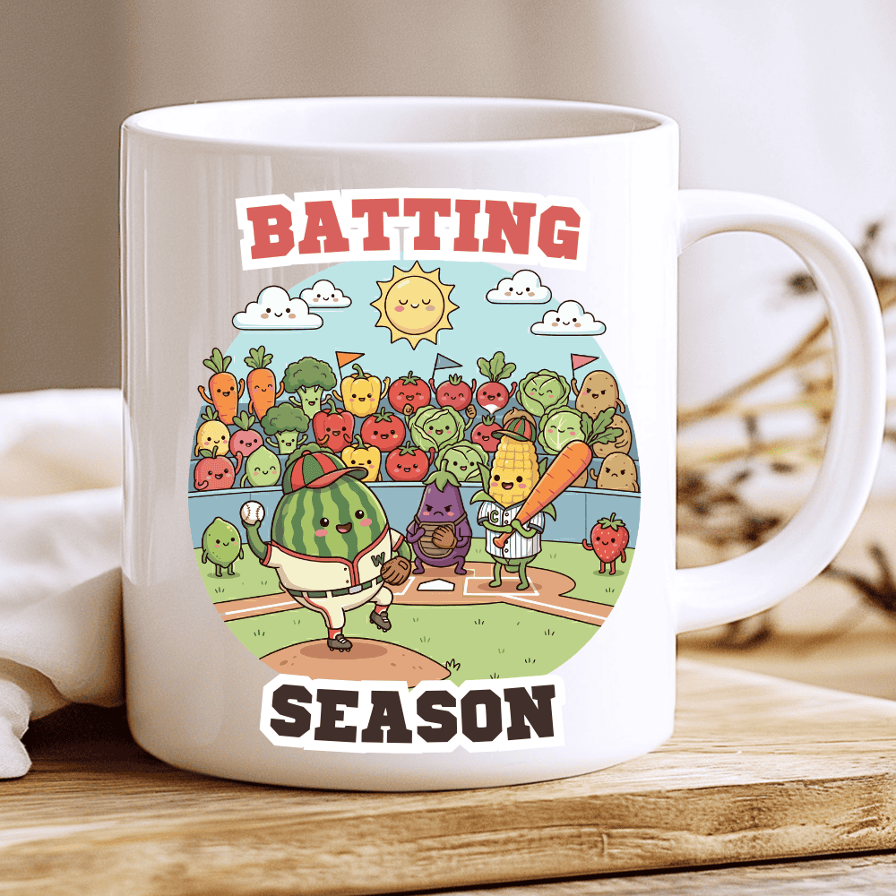 Baseball Veggie Mug, Batting Season (Game Day Ready) - Image 2