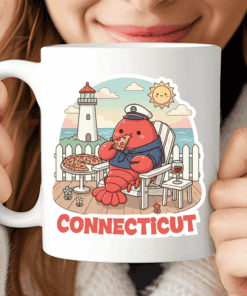 Connecticut Mug - I'm Made for Life by the Sea