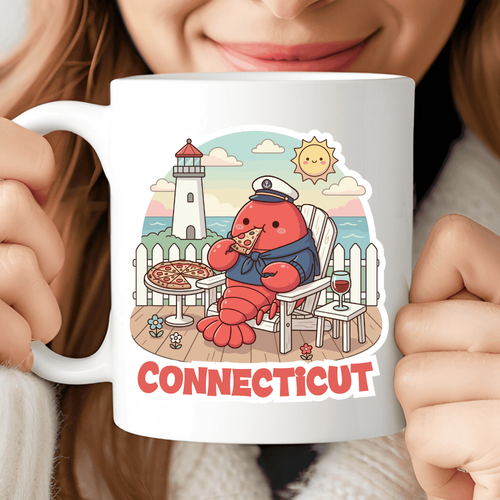 Connecticut Mug - I'm Made for Life by the Sea