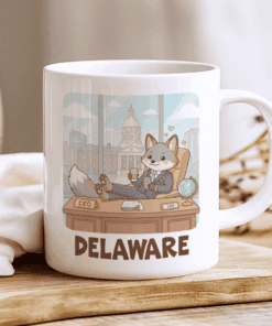 Alternative view of Delaware Mug, The CEO of the First State (Officially The Big Boss)