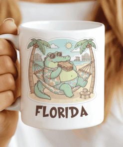 Florida Mug - Living the Sunny Life (Sun, Sand & Snacks)