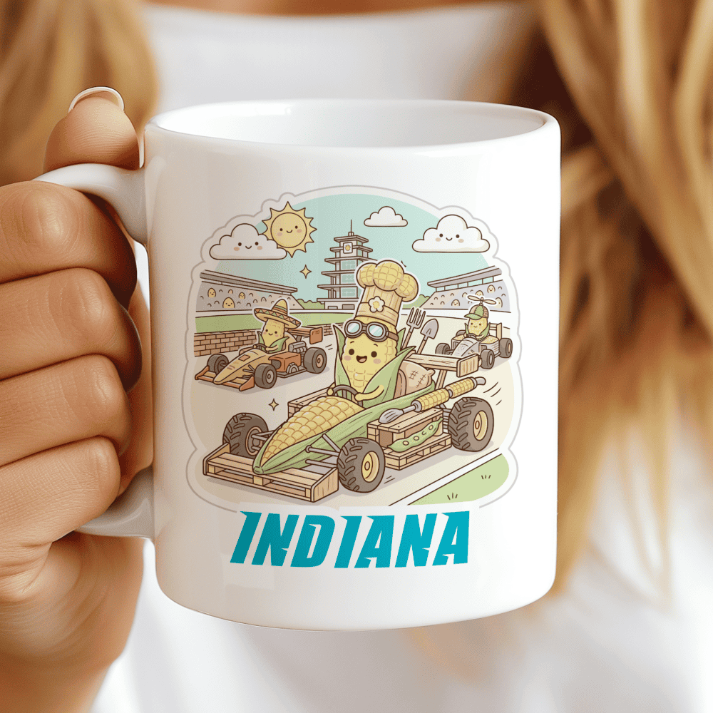 Indiana Mug, The Fastest Corn Cobs in the World
