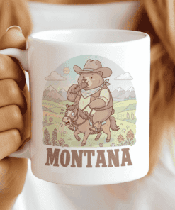 Montana Mug - The Hungry Cowboy Grizzly (Big Sky Adventure)