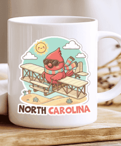 North Carolina Mug - The Cardinal Aviator (Low Altitude, High Confidence) 2
