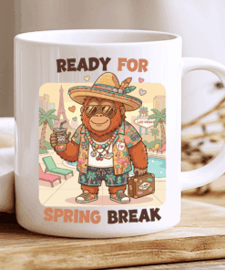 Alternative view of Spring Break Mug, Vegas Mode (Officially Ready to Rock)