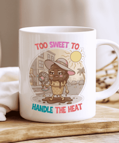 Chocolate Cone Mug - Too Sweet to Handle the Heat