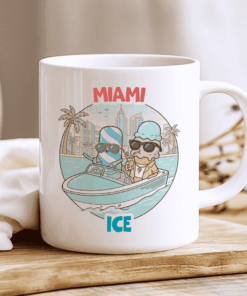 Alternative view of Miami Ice Mug, Coolest Crew in Town (Ocean Drive Vibes)