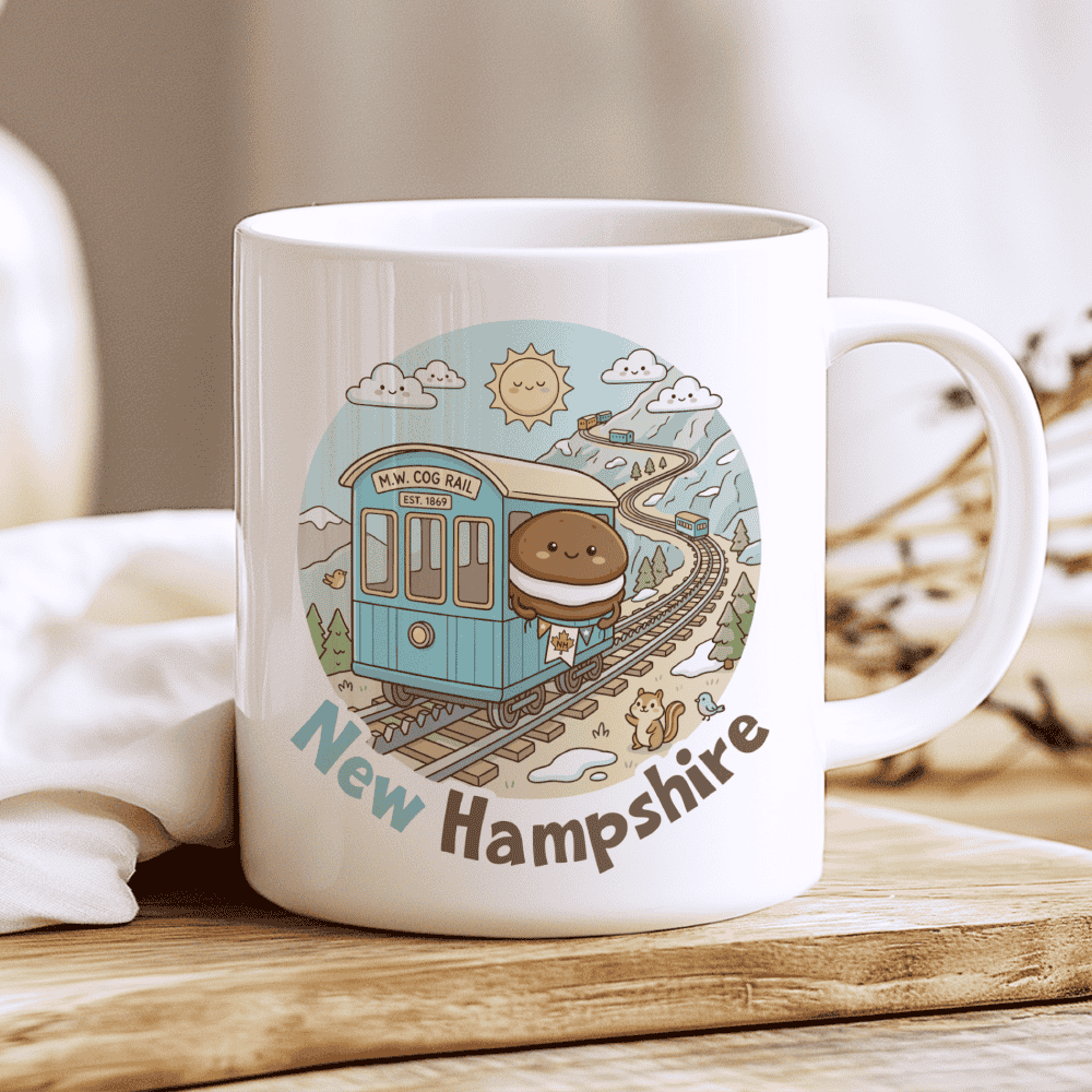 New Hampshire Mug - The Whoopie Pie Express (Cog Railway Adventure)