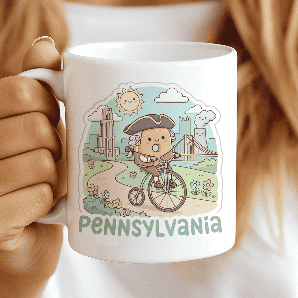 Pennsylvania Mug - The Fastnacht Founder - CocoaBiscuit
