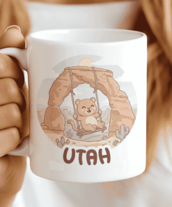 Utah Mug - The Arch Swing (Arches National Park Vibes) CocoaBiscuit