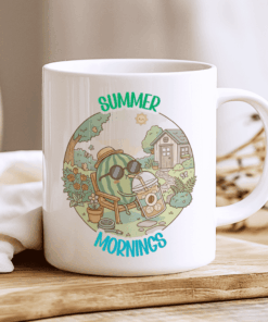 Watermelon Mug - Summer Mornings (Iced Coffee Garden Vibes)
