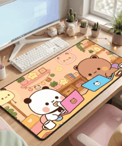 Bubu & Dudu Desk Mat, Cute Kawaii Mouse Pad. Cocoabiscuit 3