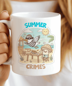 Summer Crimes Mug – Fueled by Stolen Fries and Zero Regrets