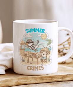 Summer Crimes Mug – Fueled by Stolen Fries and Zero Regrets. CocoaBiscuit