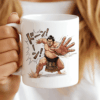 Sumo Wrestler Anime Coffee Cup, Manga Style Mug, Gift for Anime Lover, Retro Japan Aesthetic, Otaku Gift. CocoaBiscuit