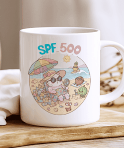 SPF 500 Mug – Applying Layer #27 and Still Not Taking Chances