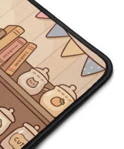 Kawaii Desk Mat for Bakery Lovers, Official Member of the Midnight Cookie Society